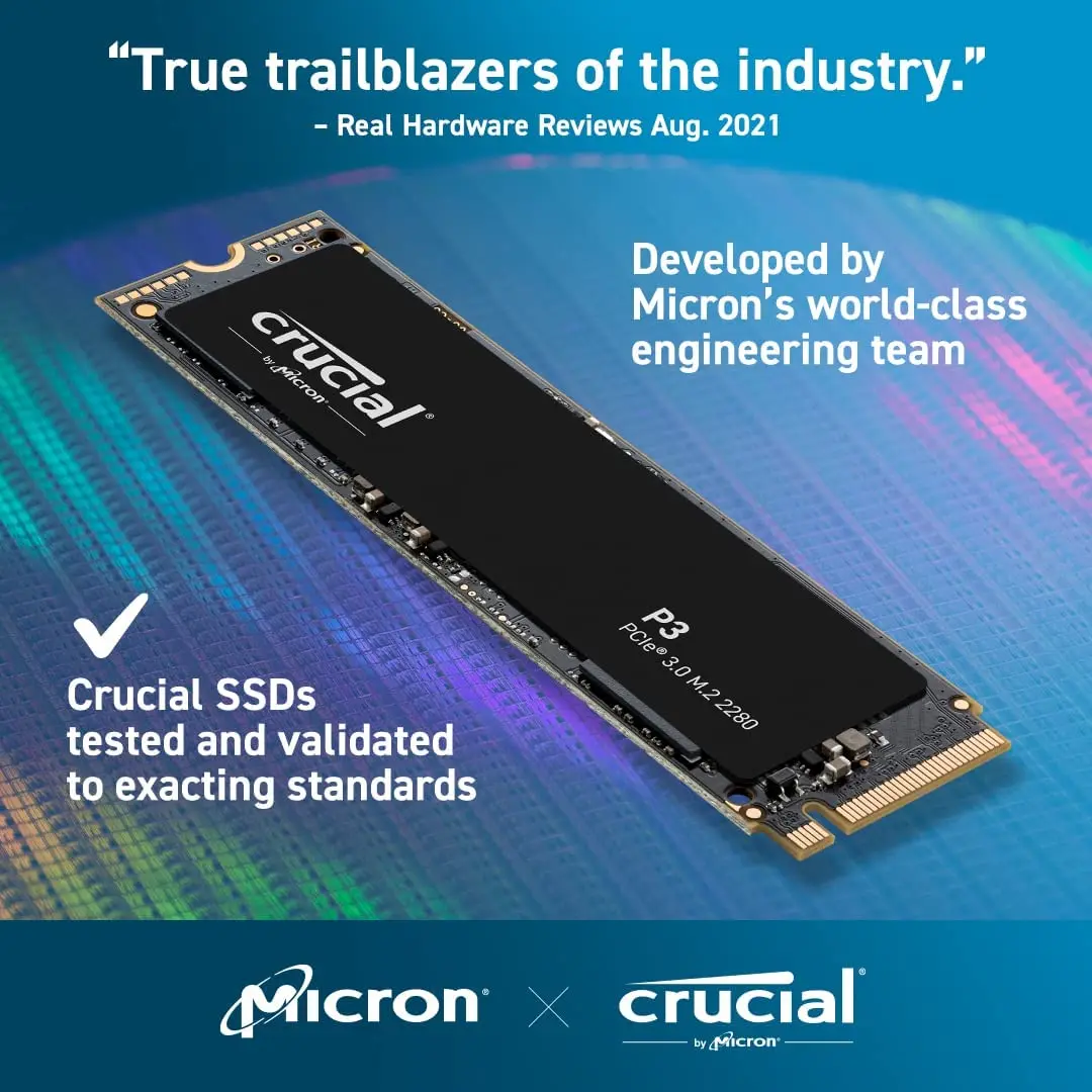 Crucial P3 4TB M.2 PCIe Gen3 NVMe SSD Review: The Ultimate Upgrade