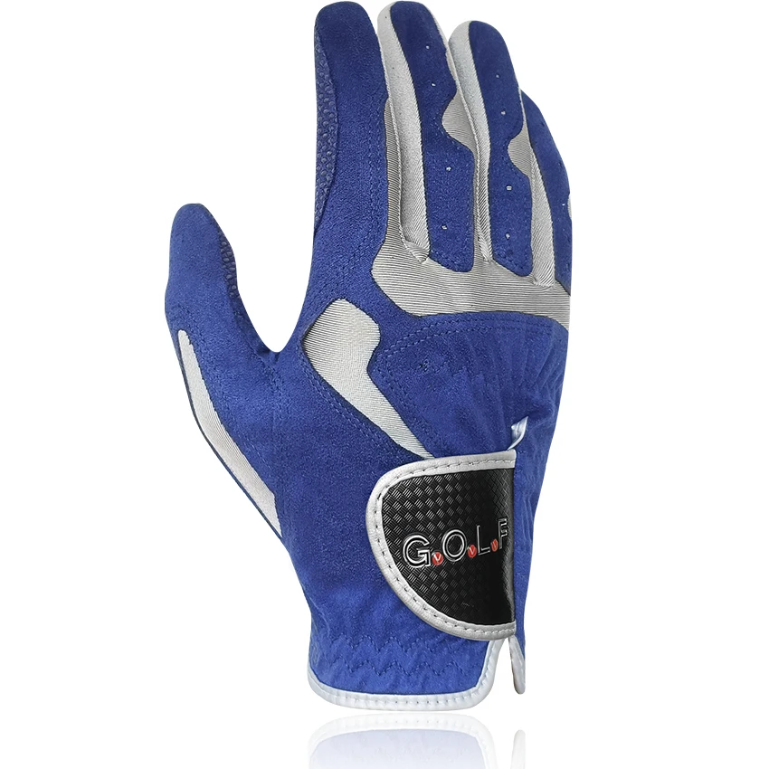 1pc golf gloves for men women left right hand GvOvLvF Brand new Fabric lycra sports gloves pair golfer gift blue white