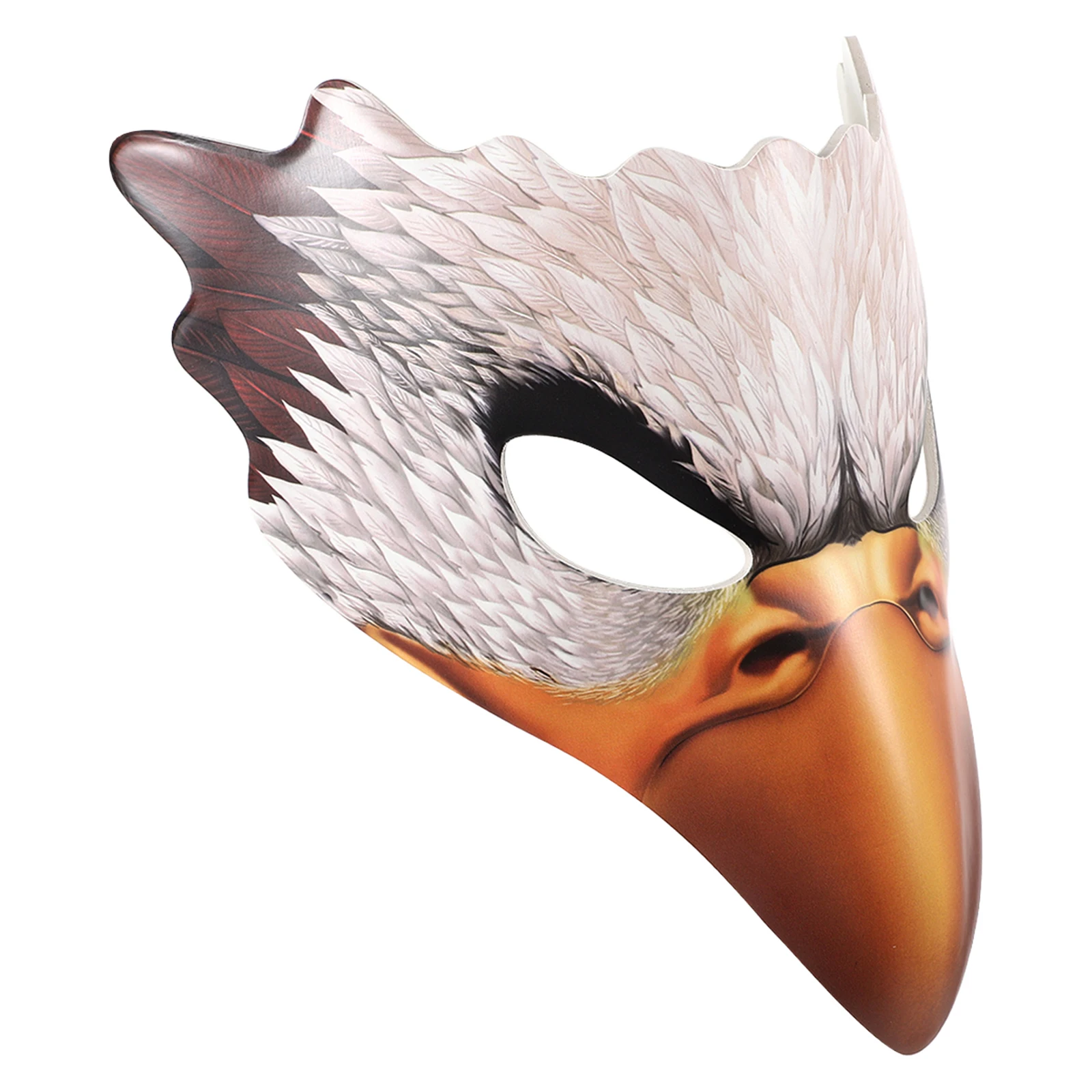 Creative Halloween Mask Lifelike Simulation Eagle Mask Cosplay Prop Halloween Party Supply