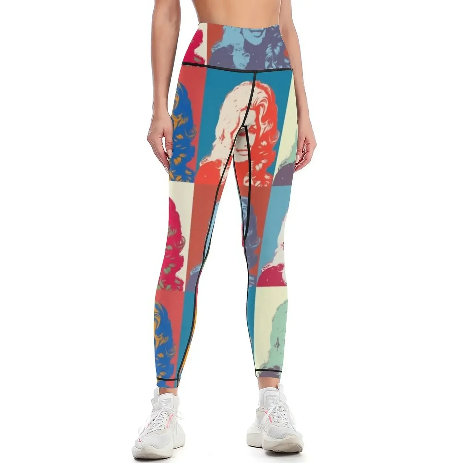 

Pop Art Dolly Leggings sports tennis for Women's pants Women's gym workout shorts Womens Leggings