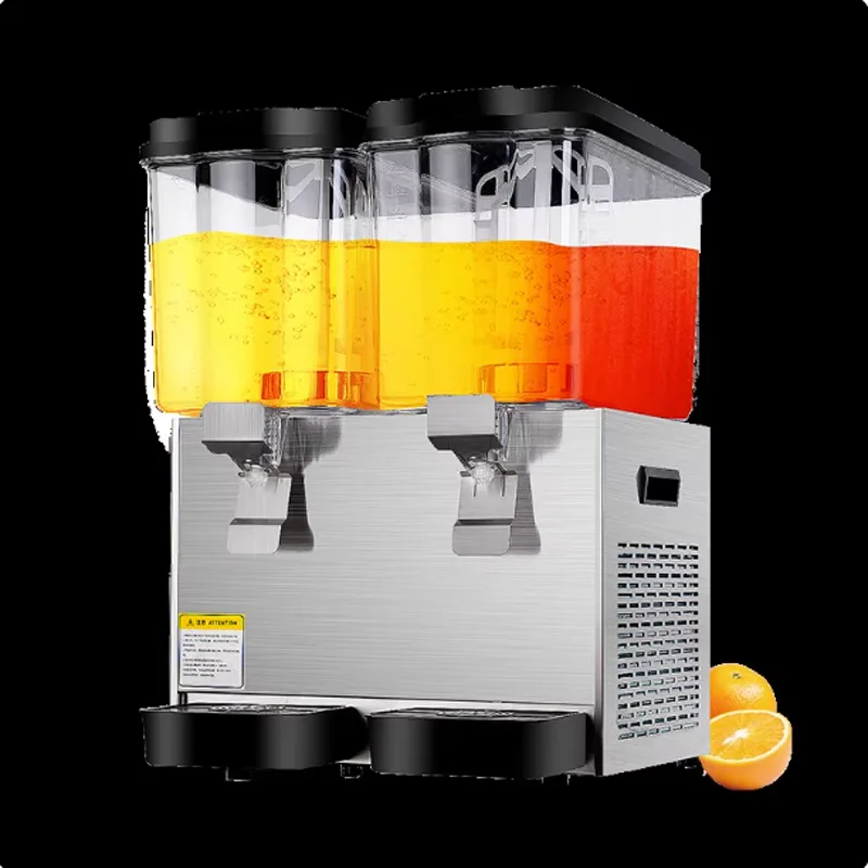 2-Cylinder Juicer Commercial Beverage High-Capacity Self-Service Cold Drink Machine