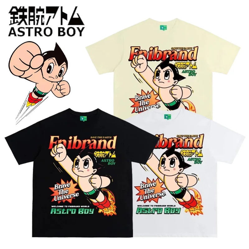 

Astro Boy Atom Fashion Cartoon Tshirt for Men Women Casual Tee Baggy Short Sleeve T-shirt Retro Oversized T Shirt Men's Clothing