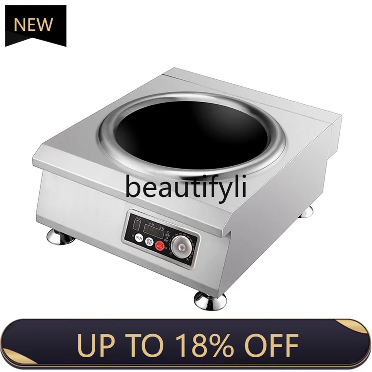 

Z189 Induction Cooker Desktop Home Commercial Round Square Wire Control High Power 5000W