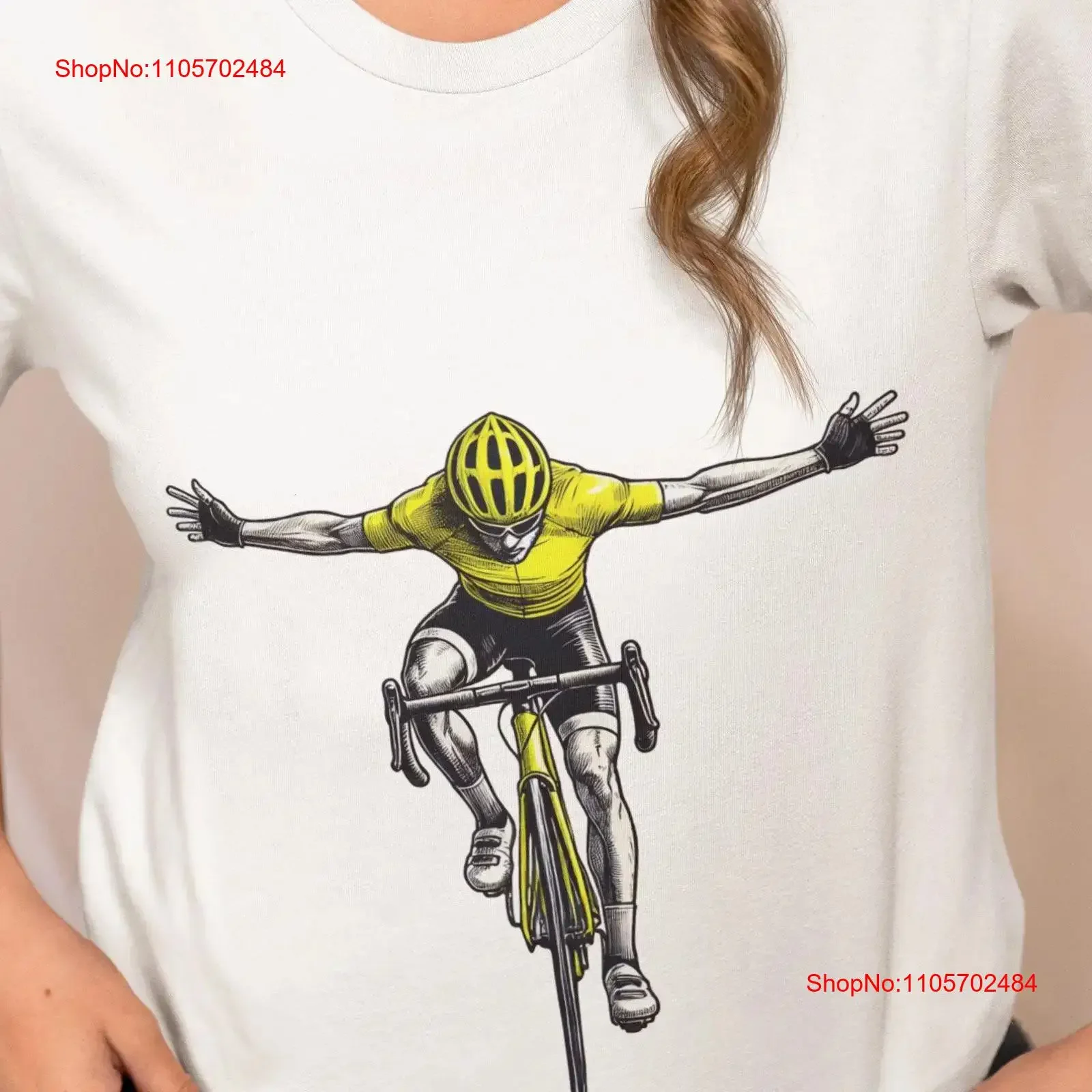 Vintage Cyclist T Shirt Finish Line Victory Retro Bike Race Novelty Cycling Enthusiast Unique Road Biker Top vintage Washed