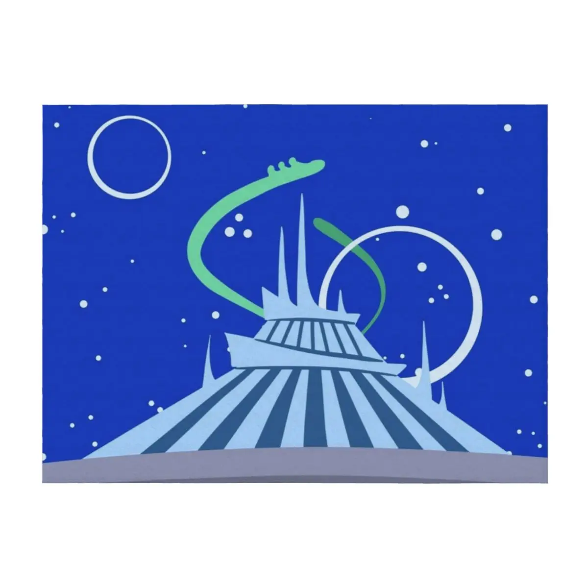 

Space Mountain Throw Blanket Comforter warm winter Decoratives Bed Fashionable Blankets
