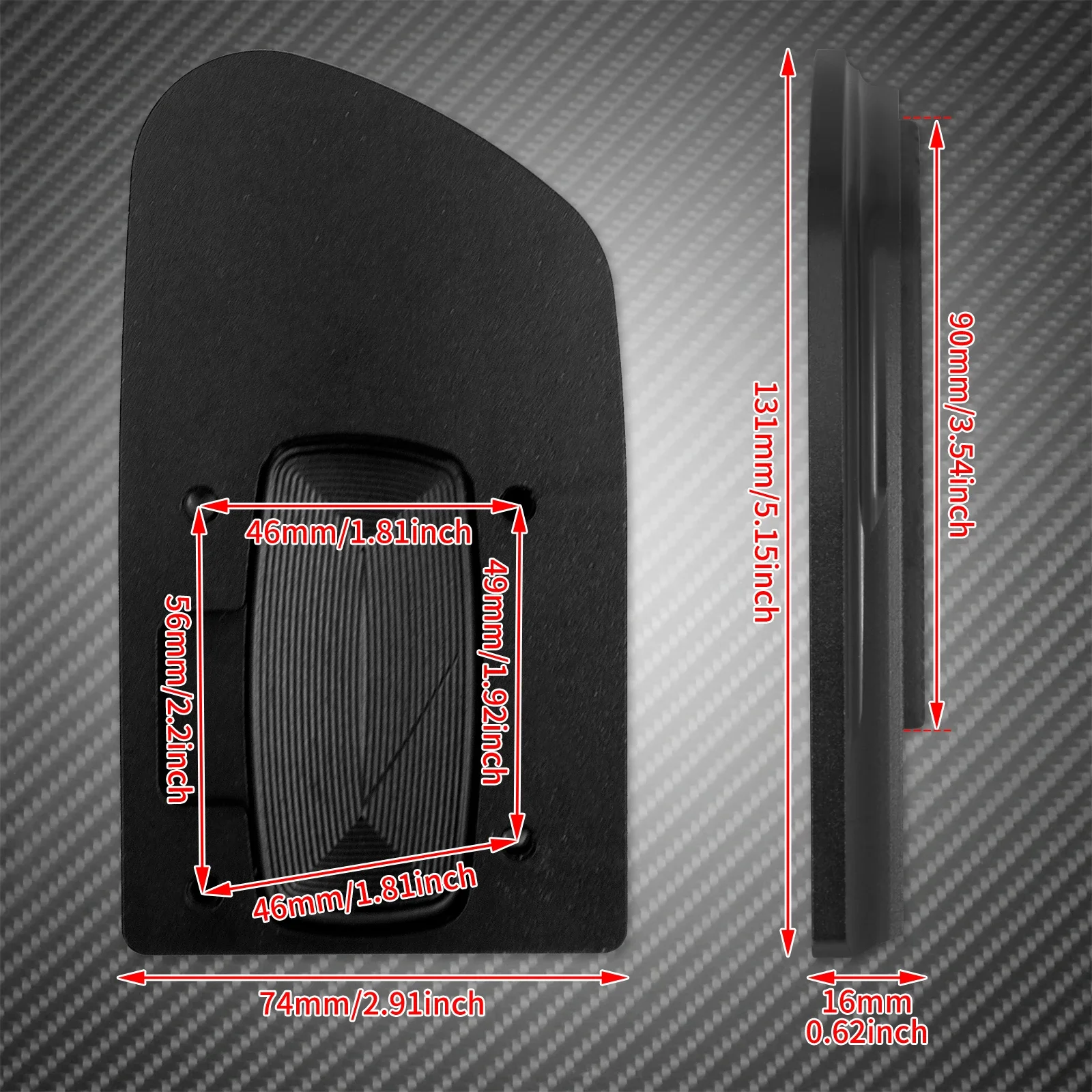 Motorcycle CNC Brake Pedal Pad Cover On Forward Footpeg Cover For Harley Softail Street Bob Fat Bob FXDB FXFBS FXDF 2018-2023 - view 6