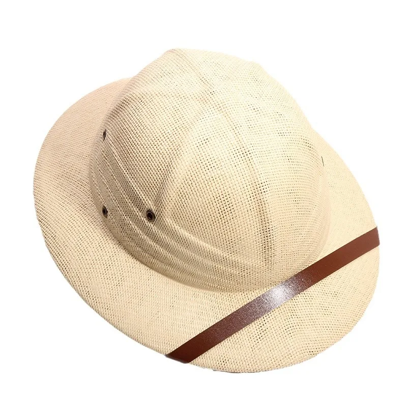 2026 Big Size hat Classic Japan hat men Hard straw hat Outdoor hat fedora sun hat bucket hat men summer trilby Riding hat ミリタ view 5
