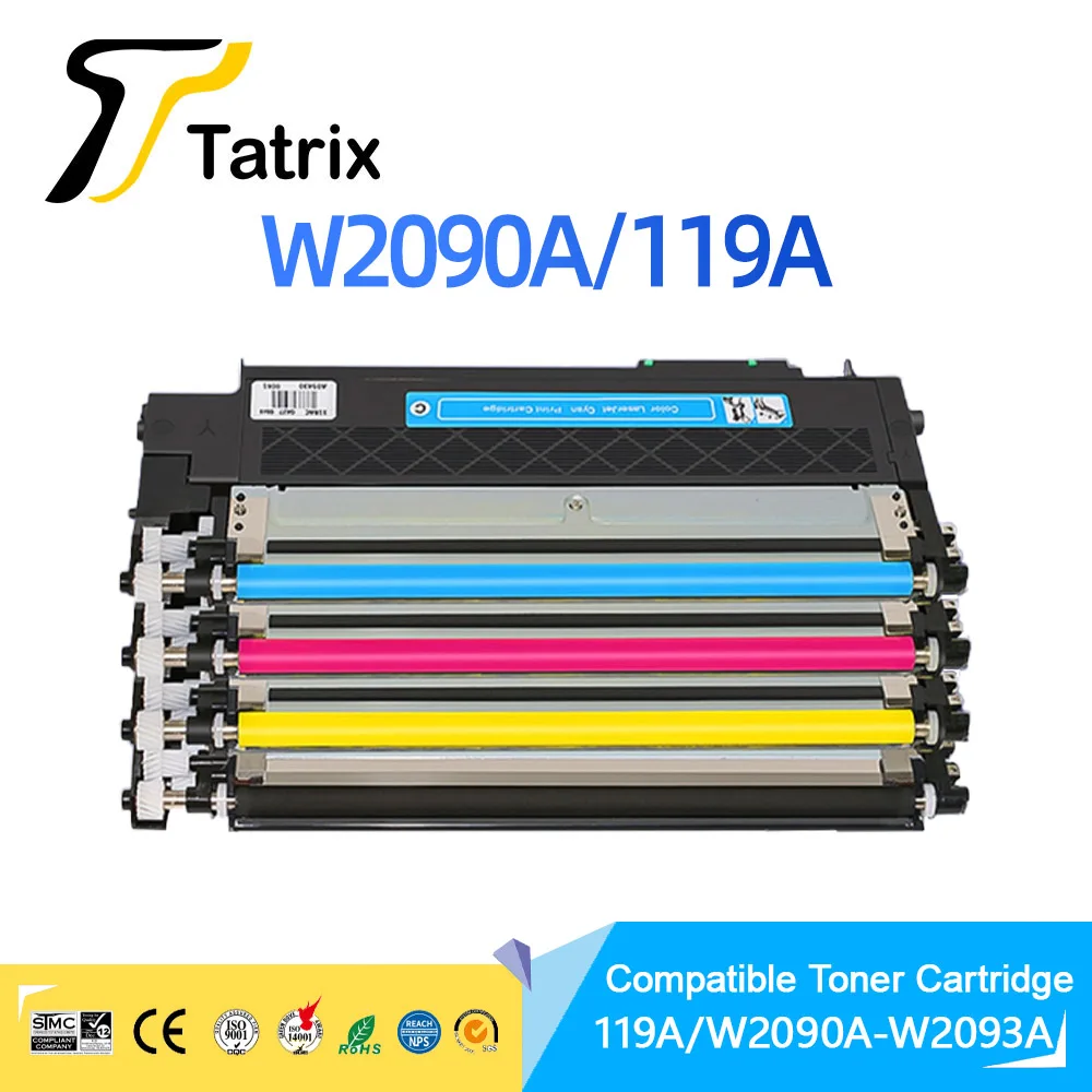 Tatrix For hp 119A Compatible Toner Cartridge W2090A W2091A W2092A W2093A For HP Color Laser 150a/150nw MFP 178fnw/ MFP 179fnw