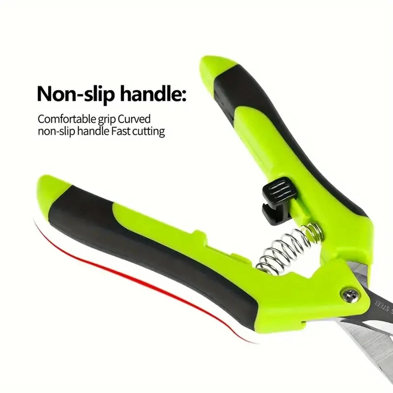 مقصات تشذيب الحدائق ، مقصات الحدائق ، مانعة للإنزلاق لتوفير العمالة ، فرع زهور ، مقصات الفروع ، مقصات الفواكه والخضروات ، مجموعة واحدة #5