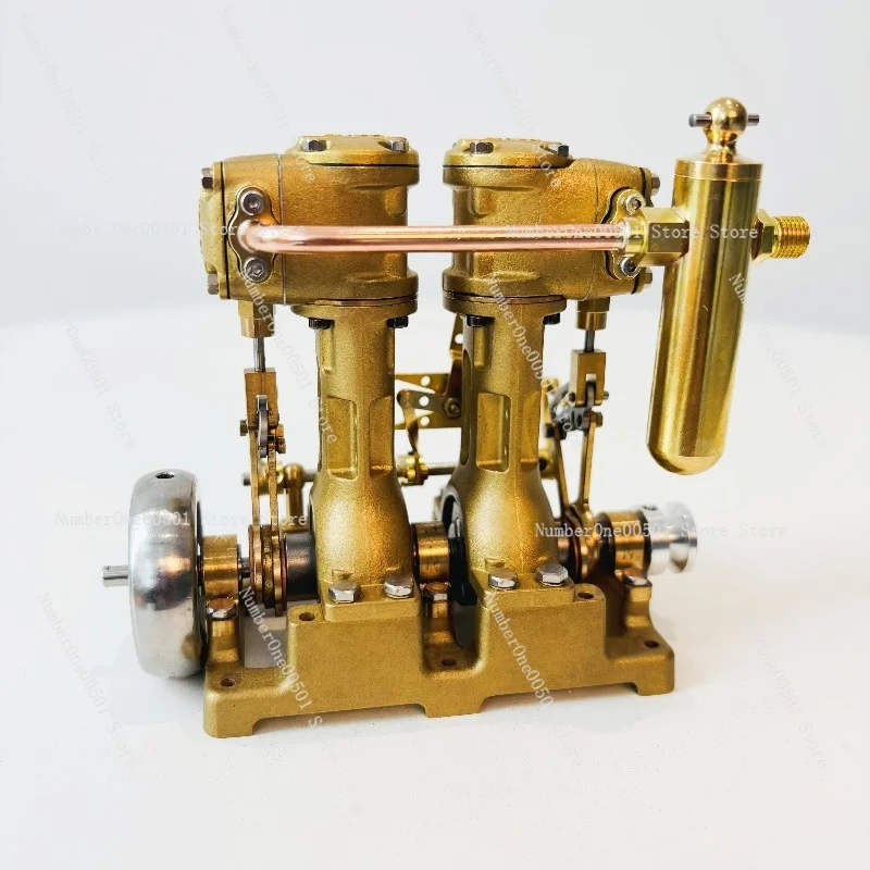 L2 Steam Engine Model Double Cylinder Steamship Engine Small Air Pump