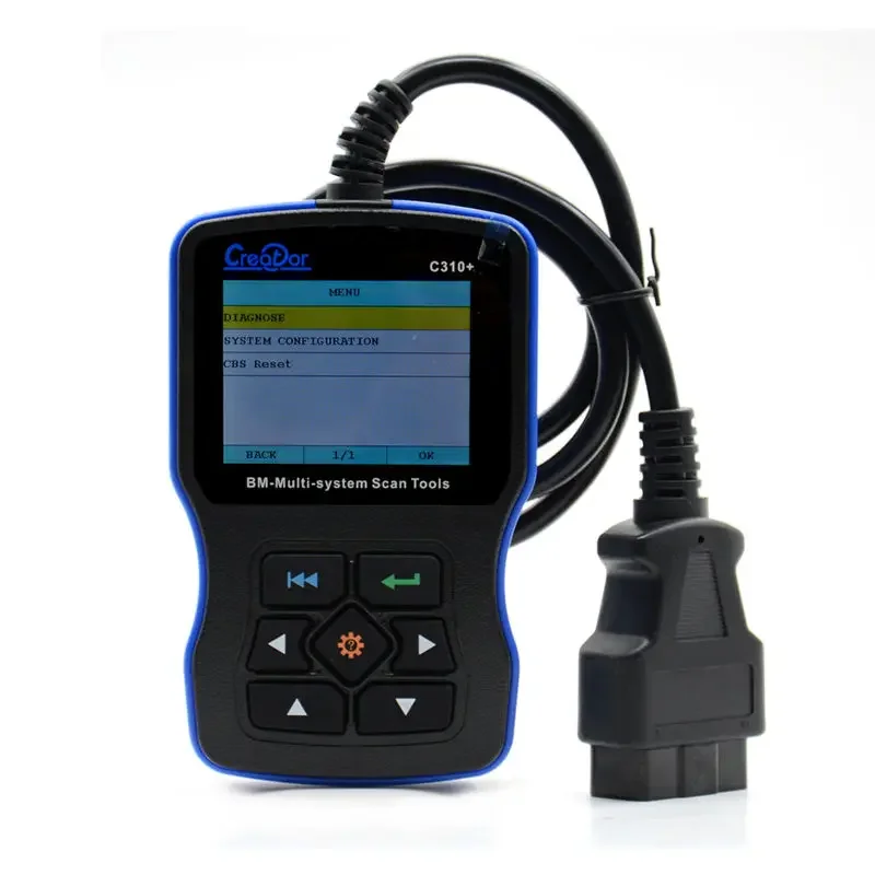 Newest V7.6 Vestion Creator C310+ Car Diagnostic Scanner for B-M-W E46 E39 E60 E90 E36 X5 OBD2 Scanner With Air`bag/ ABS/ SRS - view 6