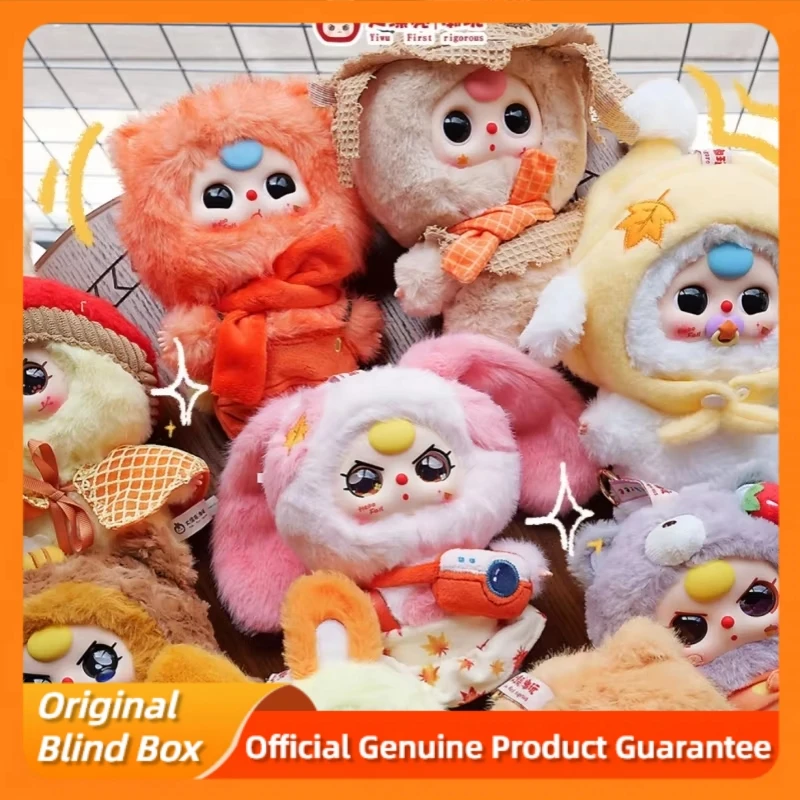 

Подлинная детская три осенние сказки серии, виниловая плюшевая загадочная коробка, милая сумка, кулон, кукла, слепая коробка, коллекция игрушек, подарки для девочек