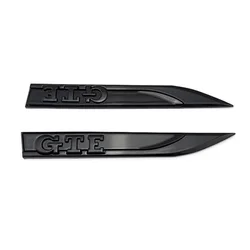 3D Adhesive Auto Body Kits Door Fender Knife GTE Logo Badge Emblem Car Sticker For VW GOLF 4 5 6 7 MK7 MK5 MK6 GTE