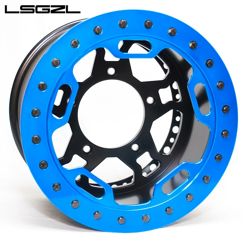 Custom 2 Piece 15 17 18 20 22 24 26 Inch ATV&UTV Forged Beadlock off Road Wheel Rims 4x4 5x114.3 6x139.7 5x120