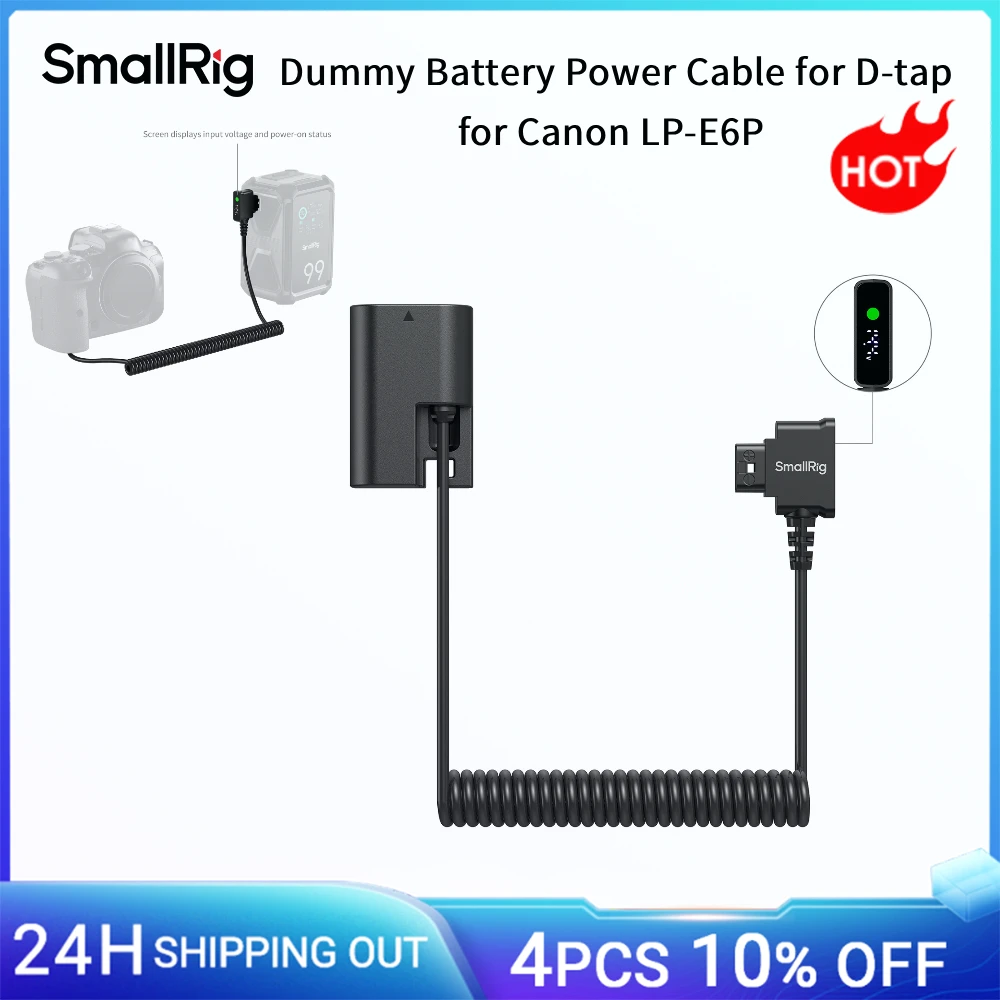 smallrig-dummy-battery-power-cable-for-d-tap-for-canon-lp-e6p-with-display-screen-for-canon-r5-r5-mark-ii-r6-r6-mark-ii-6656