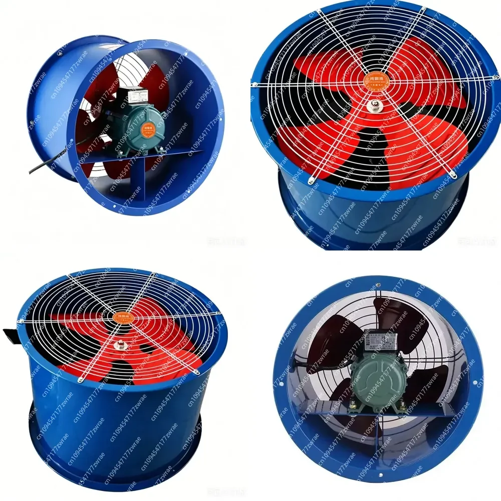 28 Inch Low Noise Industrial Axial Flow Ventilation Fan 220V 380V High Air Flow Cooling Exhaust Fan for Workshop Warehouse