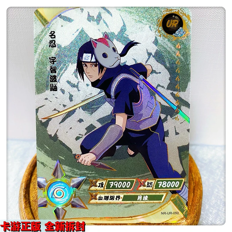 Kayou UR Card 36~70 Series Naruto Senju Tobirama Nohara Rin Uchiha Sasuke Christmas Gift Toys Collection Bronzing Flash Card