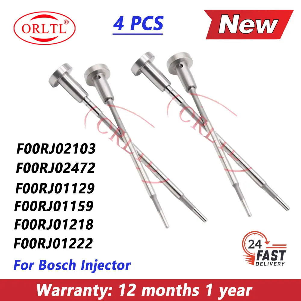 

4PCS New F00RJ02103 F00RJ02472 F00RJ01129 F00RJ01159 F00RJ01218 F00RJ01222 Diesel Injector Control Valve For BOSCH