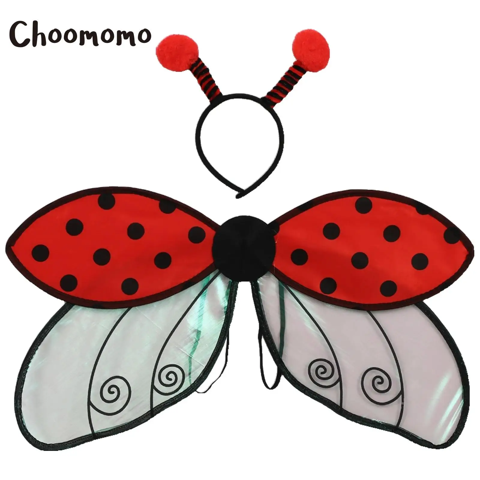 Skrzydła pszczoły na Halloween z opaską na głowę pszczoły dla kobiet, dzieci i dorosłych, przebranie pszczoły, akcesoria do cosplayu i odgrywania ról.