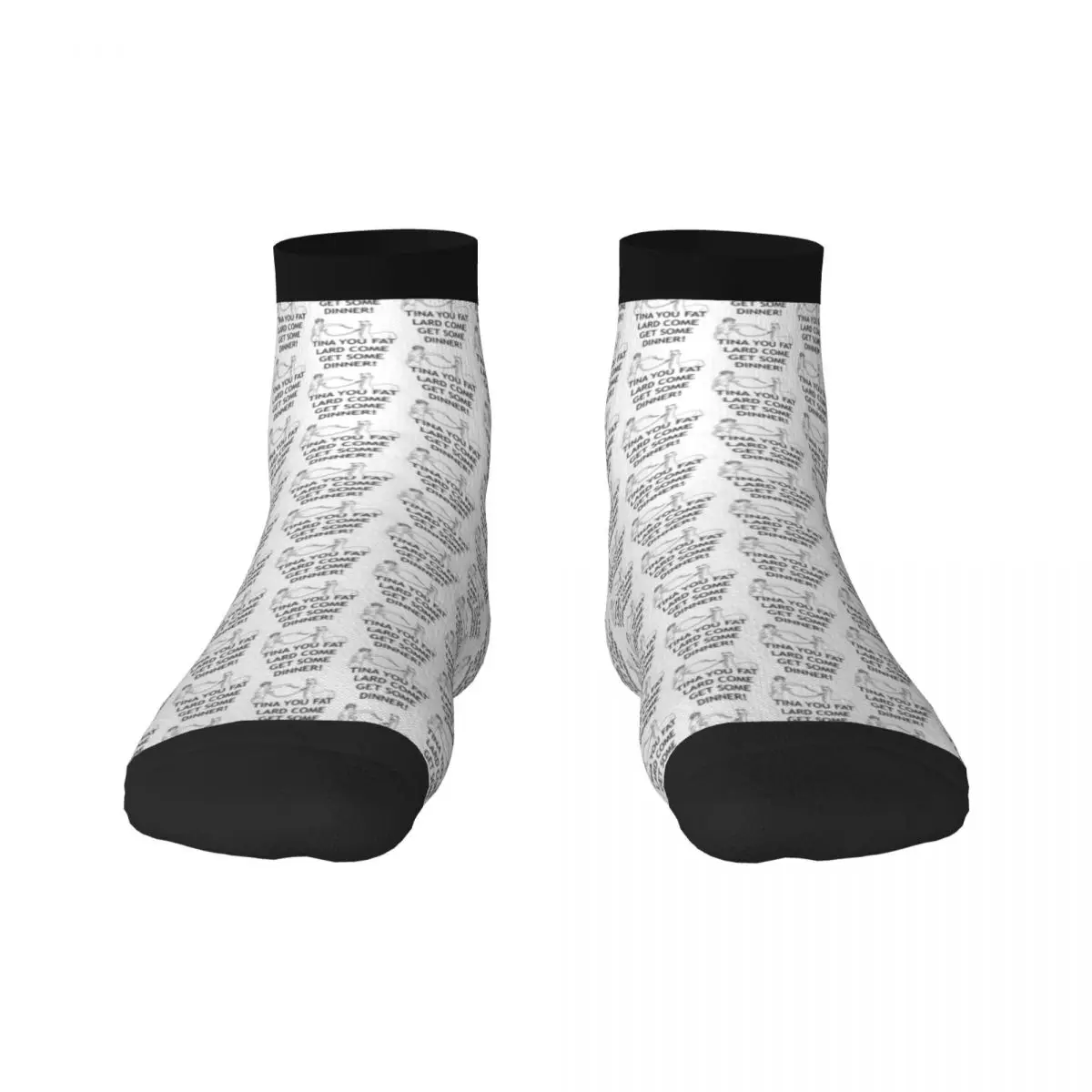 Tina You Fat Lard! Socks football Rugby Mens Socks Women's