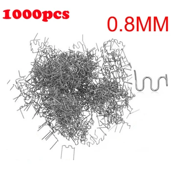 1000 szt. Plastikowe spawanie zderzaka do lutowania i naprawy zderzaka żelazne zszywki z falą popularny plastikowy spawacza gorący zszywacz narzędzie