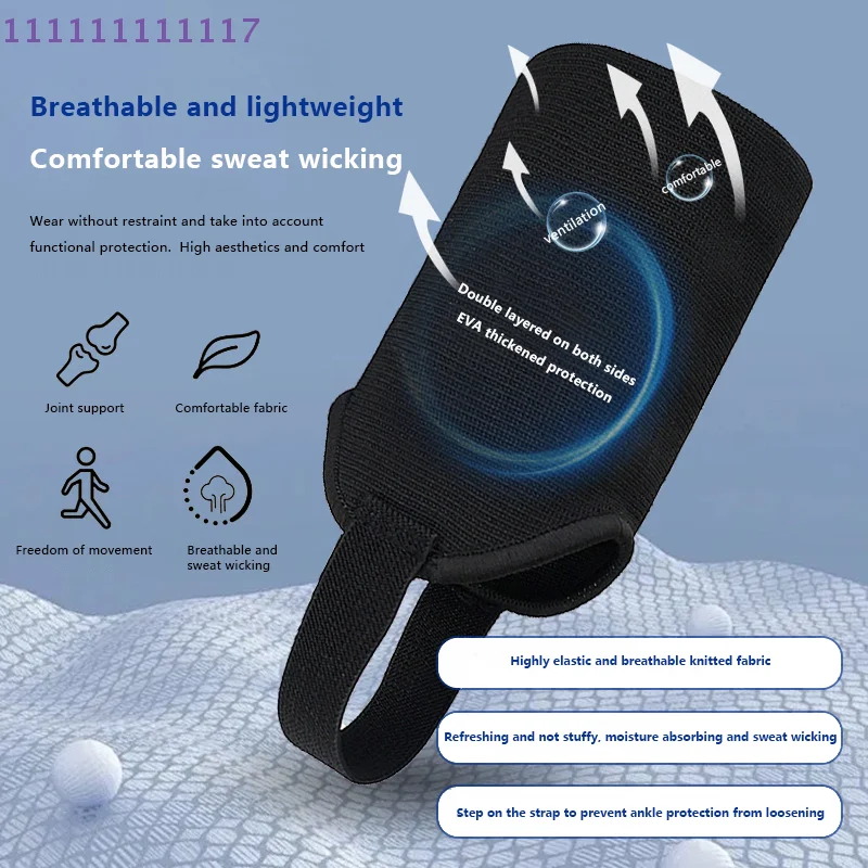 1 Para Ochraniaczy na Kostkę z EVA, Podwójne Ochraniacze Antykolizyjne, Podkładki na Kostkę do Piłki Nożnej, Sportowe Ochraniacze na Kostkę