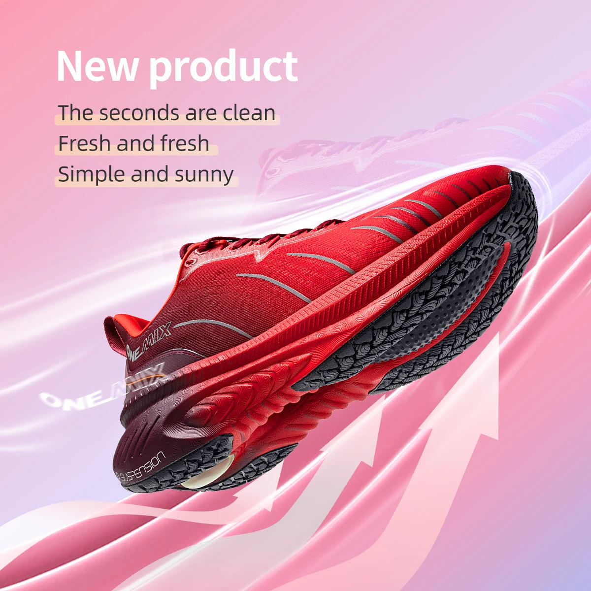 ONEMIX 2024 New Style Top Cushioning Running Shoes for Men Heavy Runners Sport Shoes Non-slip Outdoor Athletic Sneakers