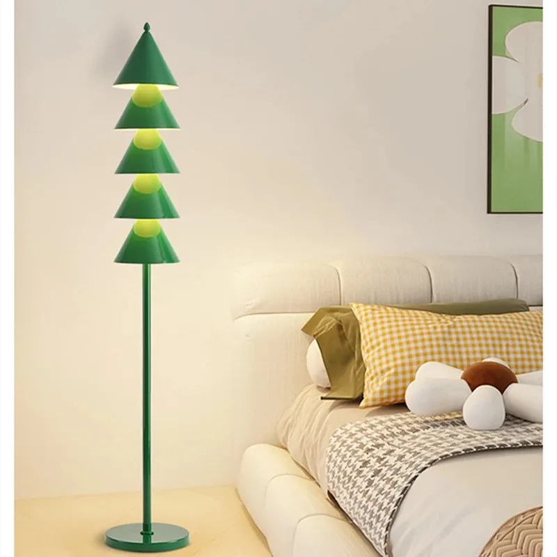 Modern Creative Living Room Floor lamp Christmas Tree Children's Bedroom Bedhead Decoration LED Light Atmosphere Floor Lights