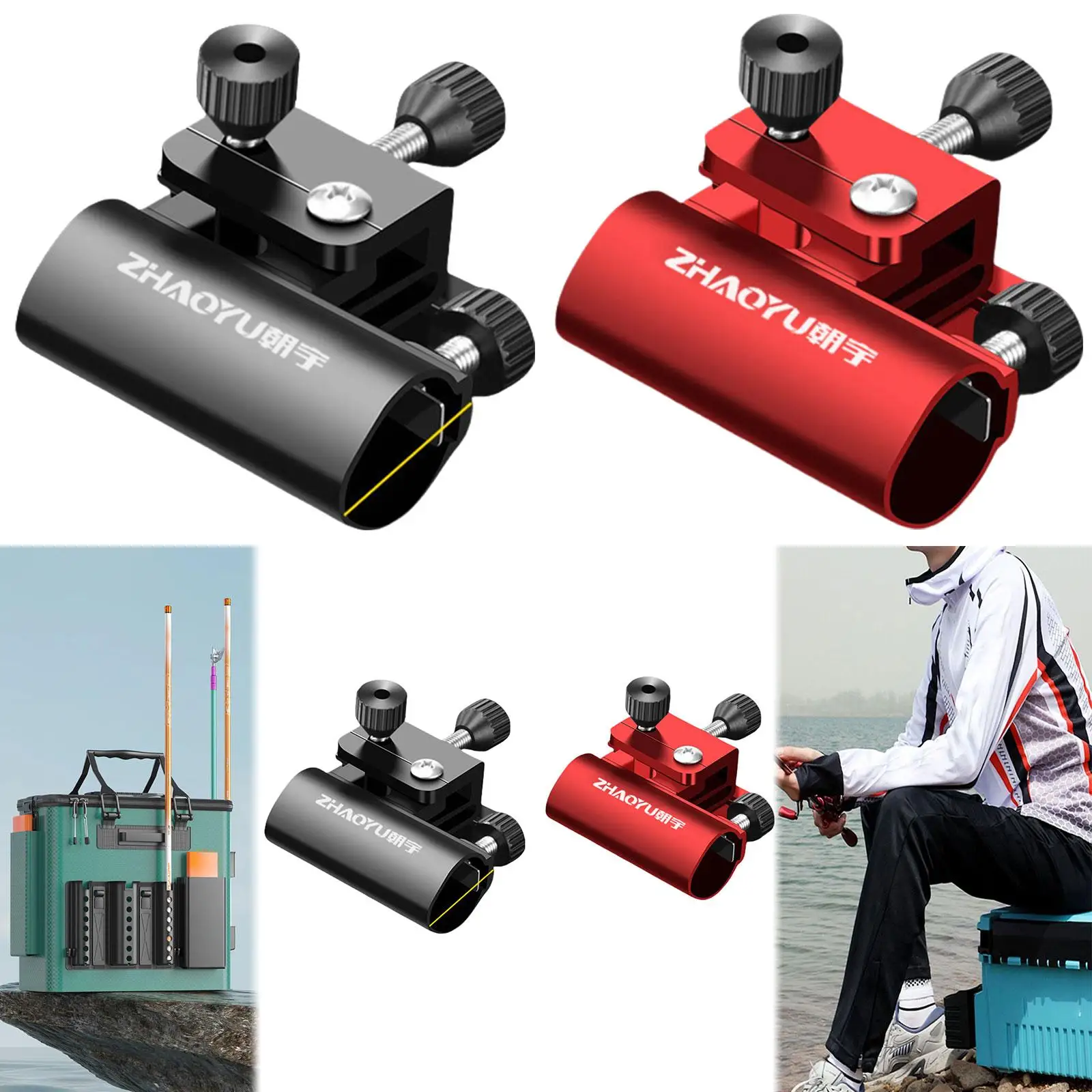 Fishing Rod Holder Stand for Fishing Box Practical Versatile Adjustable Bracket Stand for Raft Marine Canoe Yacht Fishing Tackle