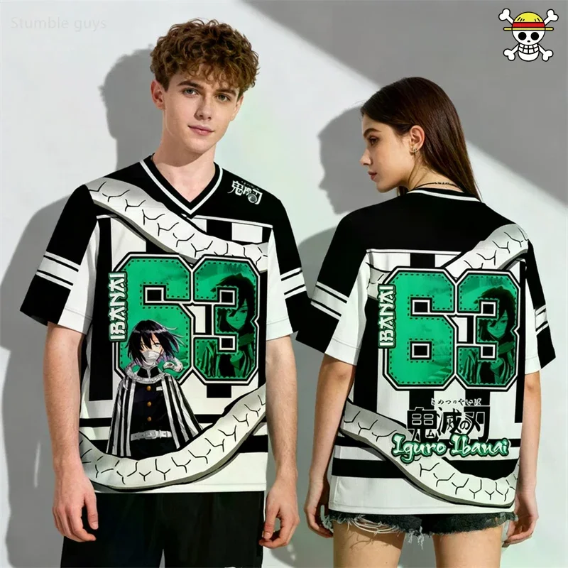 

Hot Summer Men's One Piece Luffy T-Shirt Anime Inspired Print Soft Short Sleeve Lightweight Sports Jersey Tops Kids Boys Clothes