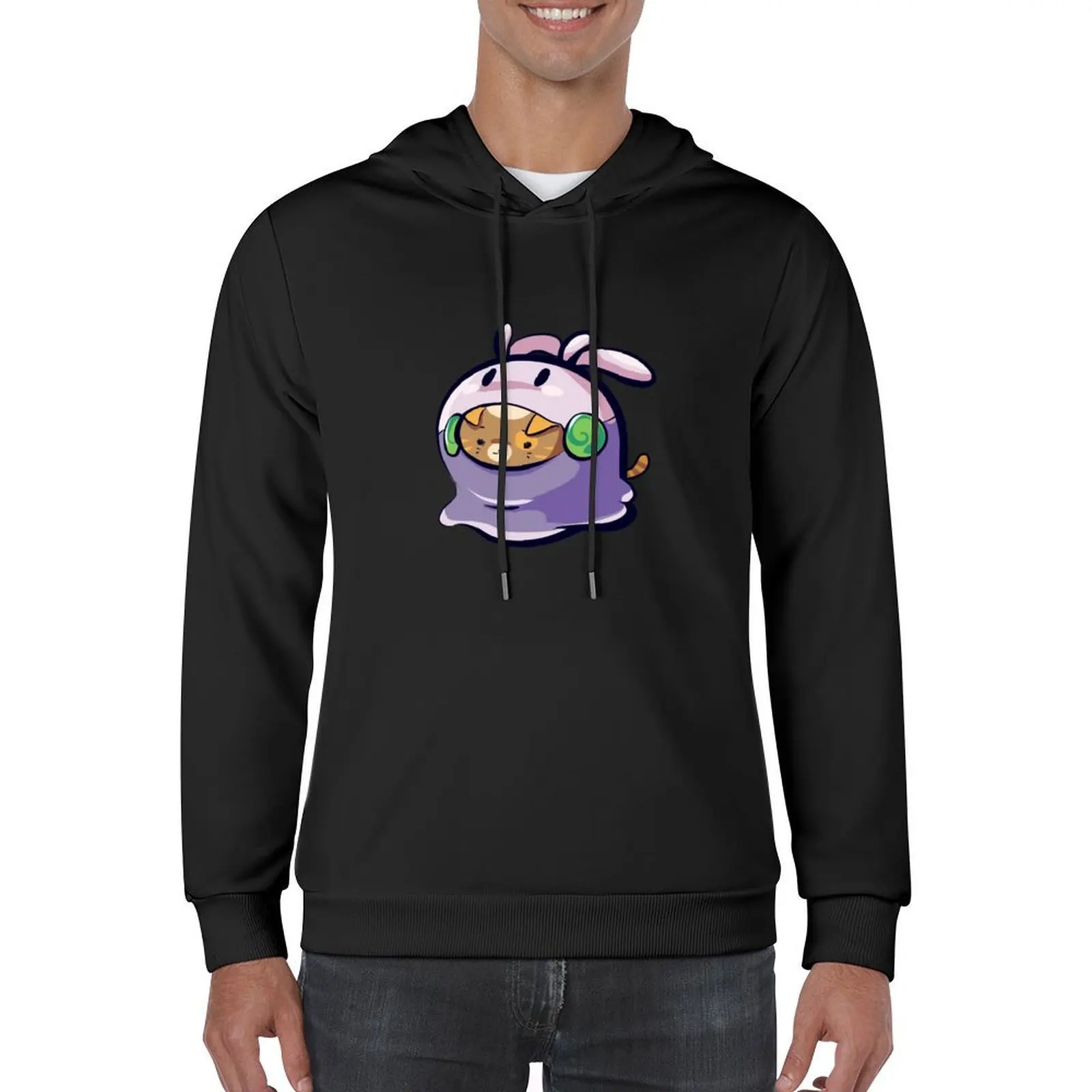 Gettin Goomy هوديي ملابس الخريف للرجال ملابس الرجال ملابس الذكور ملابس أنيمي هوديي ملابس الشارع الشهير