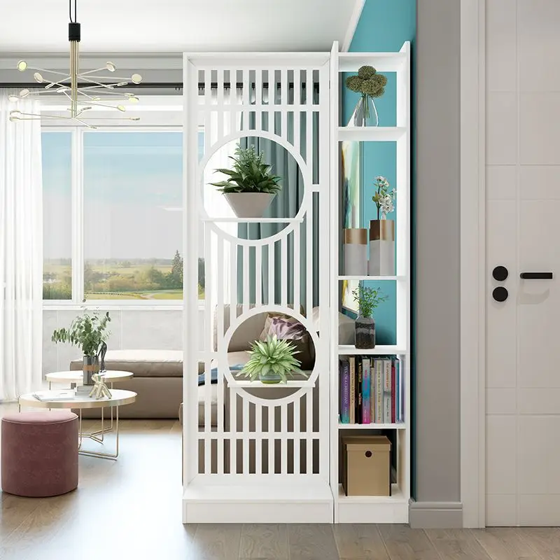 Screen partition, foyer, porch cabinet, living room shielding wall, simple modern office specials, door-to-door shelves