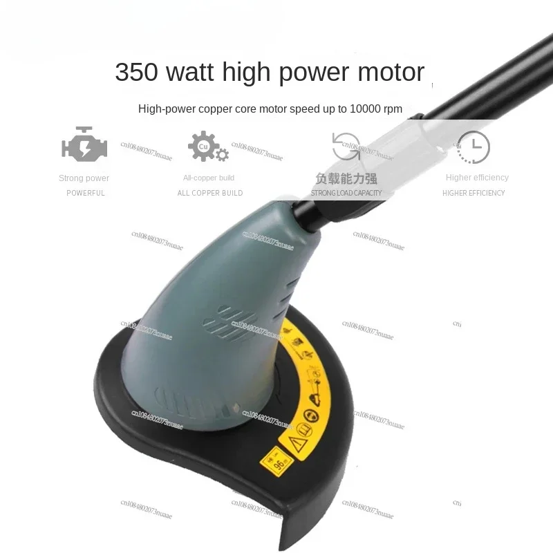 Multifunctional Handheld Electric Lawn Mower, Lightweight, Plug-in, High-Power, Small Household