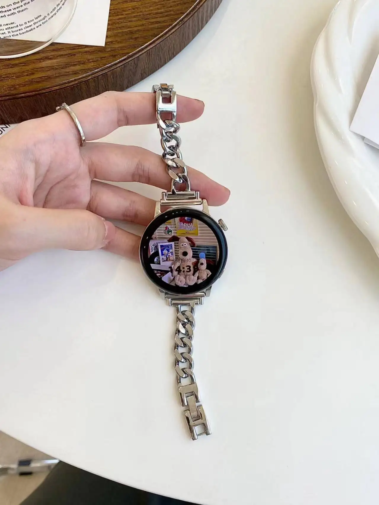 20mm 22mm Stainless Steel Strap for Huawei Watch GT 2/3 Amazfit GTR Samsung Gear S2/3 Galaxy Watch 3 4 Classic 5 Pro Active Band