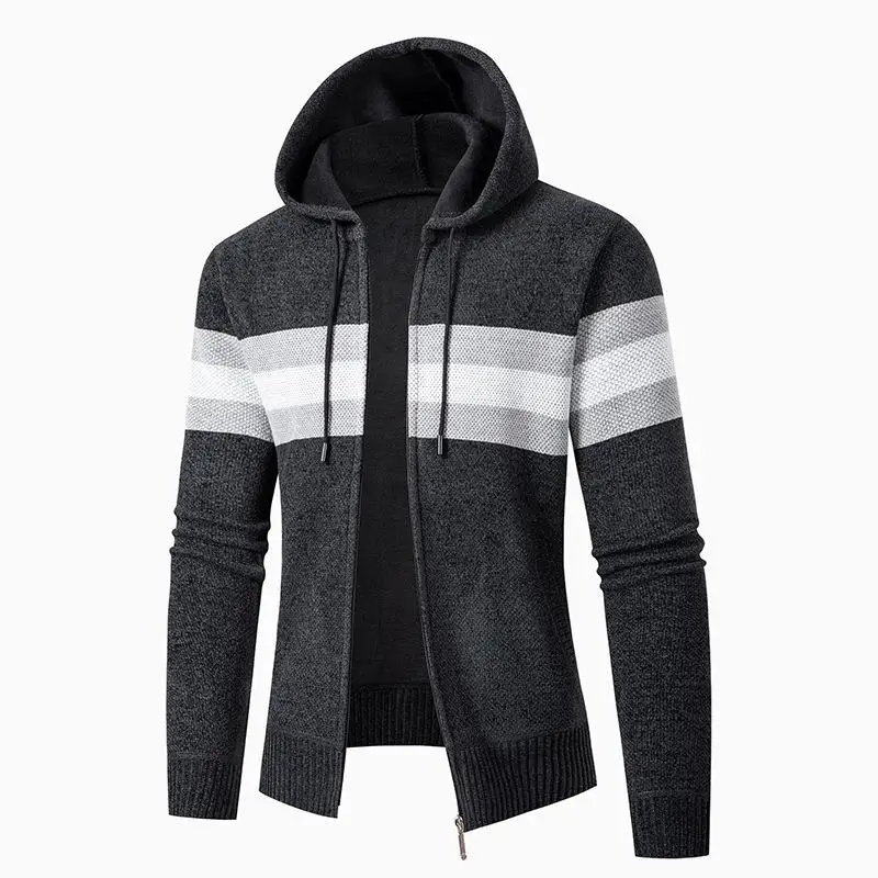 

Men's Snow White Imitation Mink Cotton Coat Thiened Long Sve Cardigan Polyester Fiber Youth Casual Wear Resistant to Sink