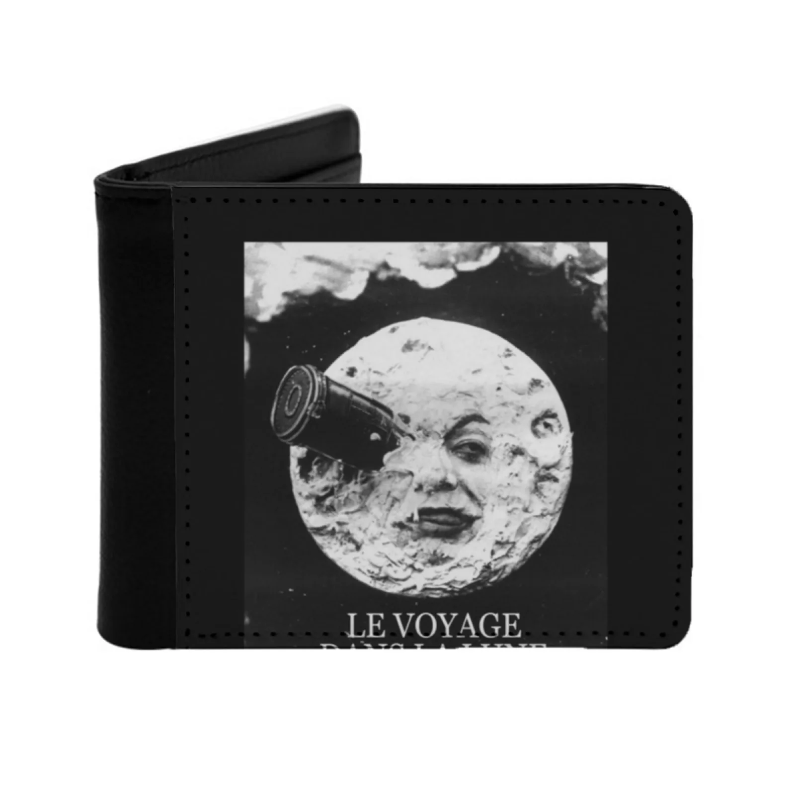 

A Trip To The Moon Le Dans La Lune Персонализированный кошелек для мужчин и женщин Короткий карманный кошелек из искусственной кожи Trip To The Moon Le Dans