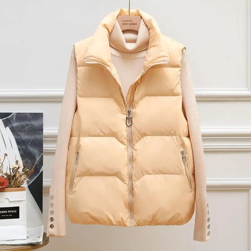 Gilet en duvet pour femmes, léger, coupe ample, Du down Jaet coréen Sle, nouvelle collection automne hiver