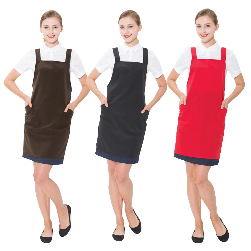 HBYK Ponce-button X-type apron _ PO7001-A/large