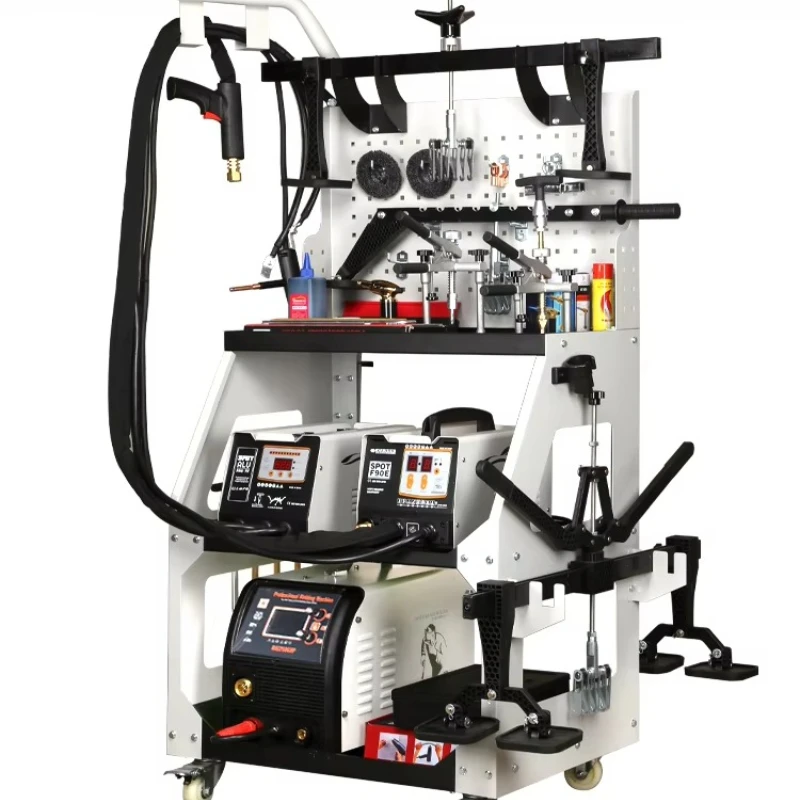 Car Body Repair Spot Stud Welder Aluminum Steel Dent Puller Spot Welder MIG250 Welding Machine for Aluminum Car Panel