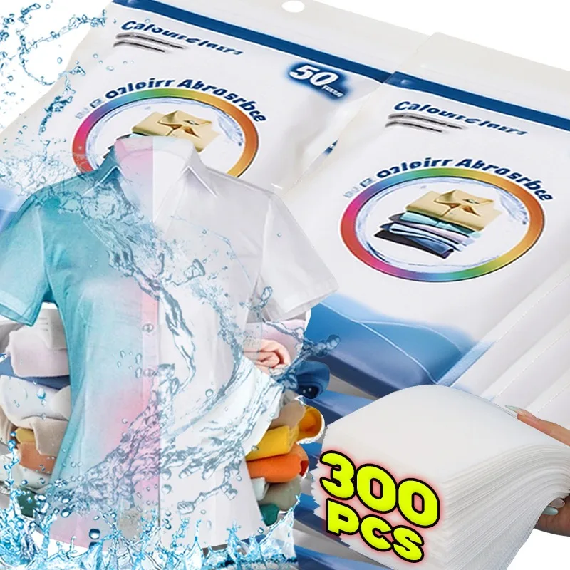 

Washing Machine Laundry Paper Dyeing Proof Laundry Sheet Color Absorption Sheet Anti-Staining Laundry Tablet Color Catcher Cloth