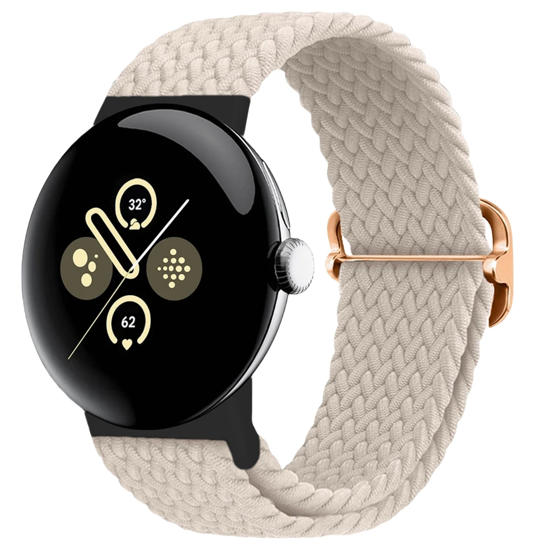 

Braided Solo Loop for Google Pixel Watch 1/2/3 (41mm) - Stretchy Nylon Band