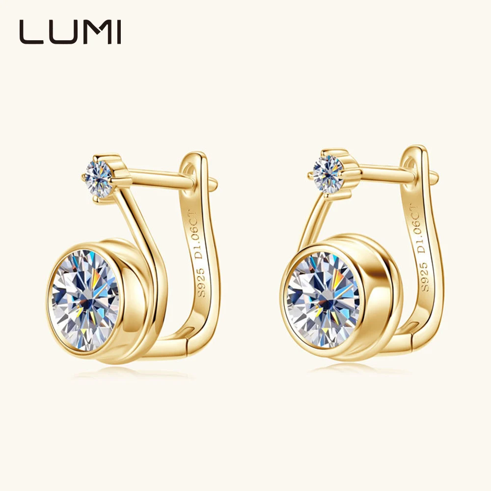 

Unique Musical Note S925 Silver Studs Earrings 1CT VVS1 Moissanite Super Sparkle Diamonds Beautiful Daily Wear