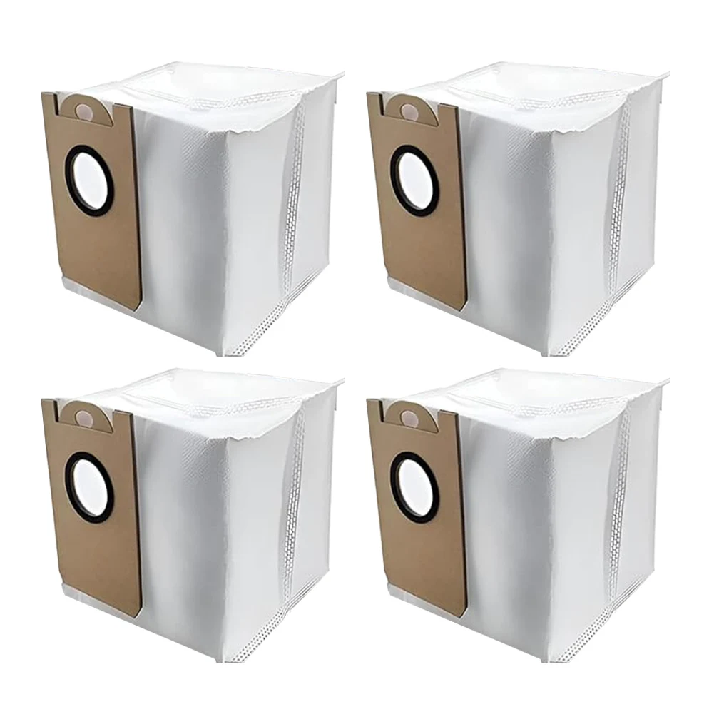 Replacement Dust Bags for AutoVac for Nova iHRV6BLK Self Emptying Robot Vacuum Cleaner 4 Pieces Compatible Accessories