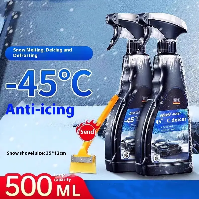 Car Snow Melting Defroste Agent Artifact Glass Anti Icing Car Window Defrosting Agent Snow Removal Defrosting Agent Artifact