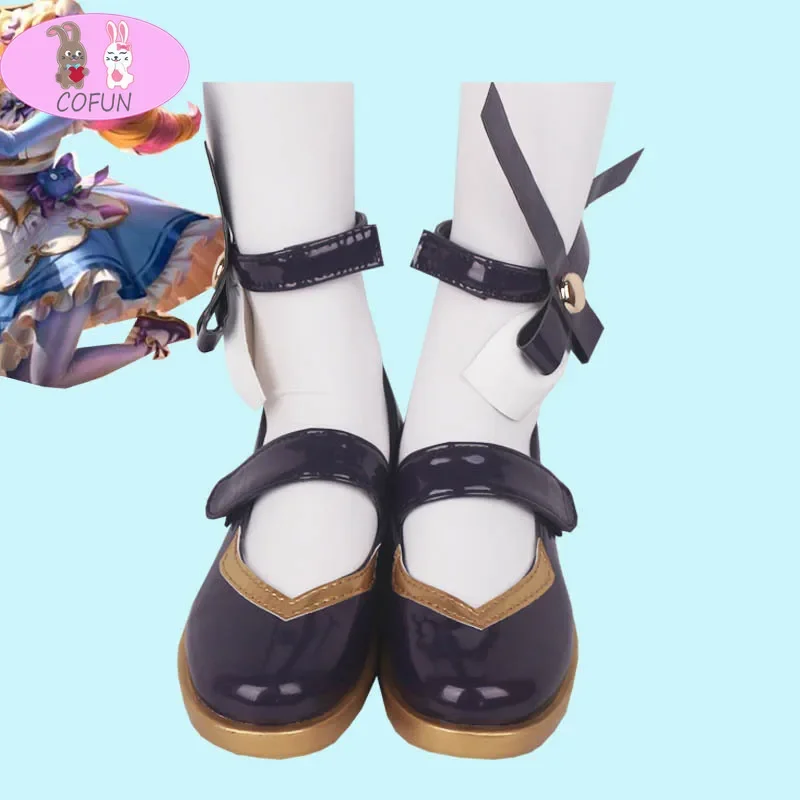 LOL Gwen Cosplay Shoes Japanese Anime Lolita Shoes JK Harujuku Kawaii Cute Women Prop