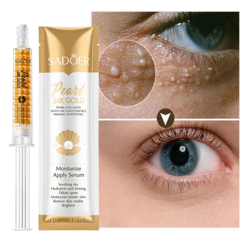 Fat Granules Removal Eye Serum Anti Dark Circle Eye Bags Fade Fine Line Essence Anti-Puffiness Moisturizing Skin Care Products