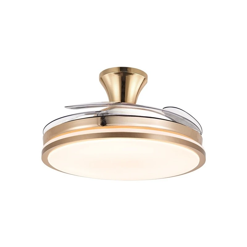 

Frequency conversion ceiling ultra-thin invisible ceiling fan light silent guest dining room bedroom household integrated wind