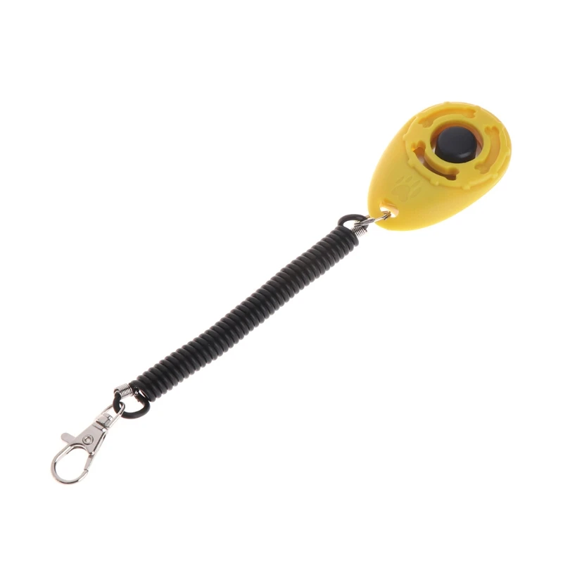 Training Clicker for Pet Dog Horse Bird Dolphin Puppy with Wrist Strap Lightweight Easy to Use Cultivating