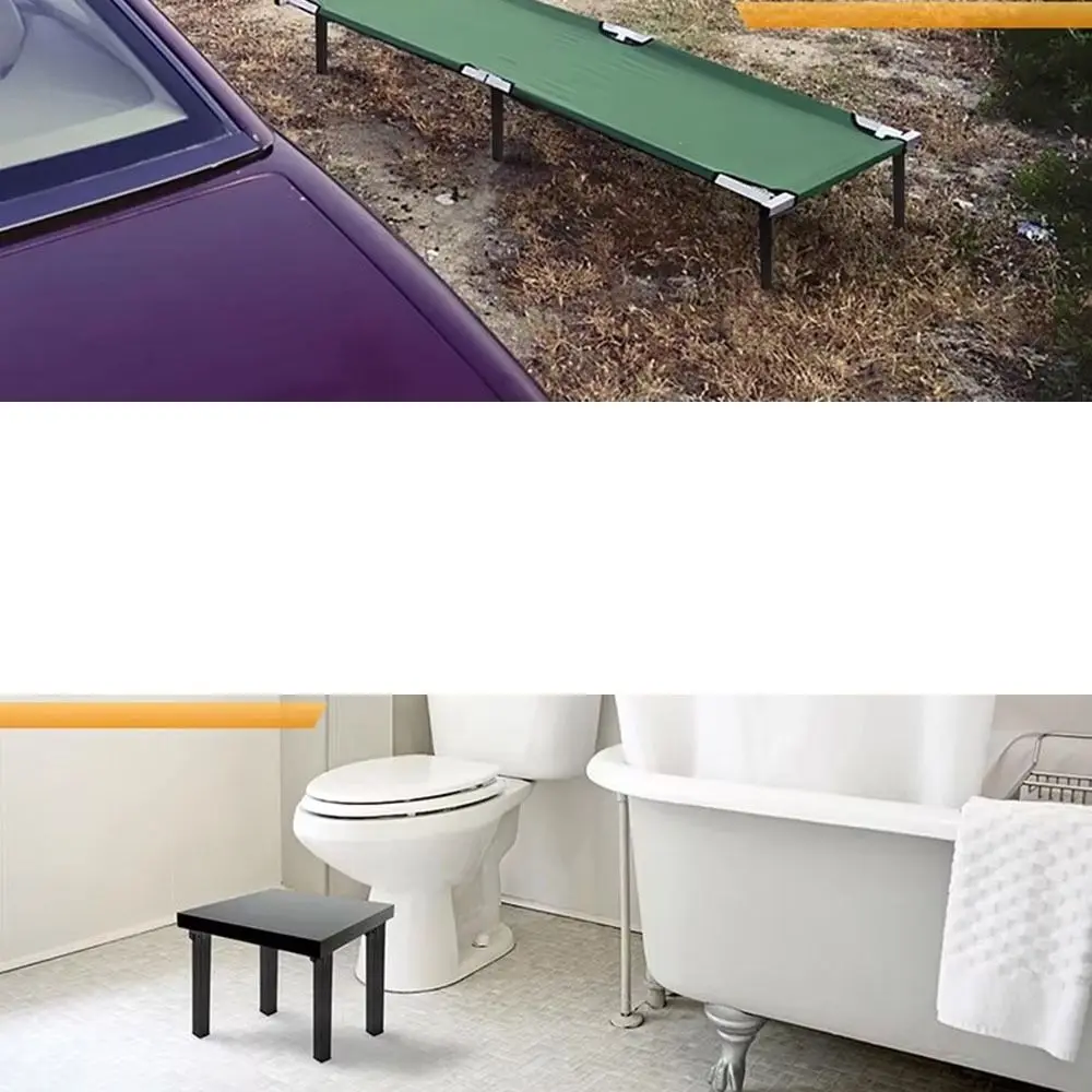 90° Folding Table Leg Replacement Metal DIY Collapsible Table Legs Feet Bed Sofa Support Legs