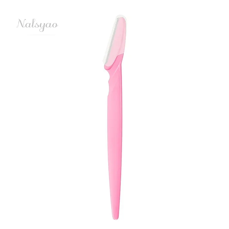 CNKESS 10PCS Eyebrow Trimmer Blade Shaver Portable Face Razor Eye Brow Epilation Hair Removal Cutters Safety Razor Makeup Tools
